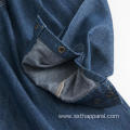 Breathable Men's Long Sleeve Fashion Button Denim Shirt